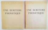 Une &eacute;criture phon&eacute;tiqueProjet. CAMION JEAN (1912-2003)