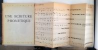 Une &eacute;criture phon&eacute;tiqueProjet. CAMION JEAN (1912-2003)