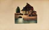 Aquarelle-miniature perfectionnée reflets métalliques et chatoyans et peinture à l'huile sur velours en six leçons. Chevalier de Saint Victor