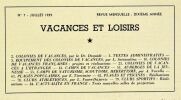 l'architecture d'aujourd'huiVacances loisirs . 