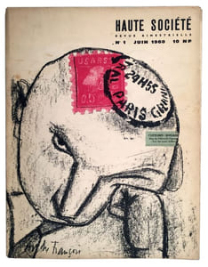 HAUTE SOCIETERevue satirique internationaleN°1, juin 1960 au n°3, novembre 1960, collection complète.