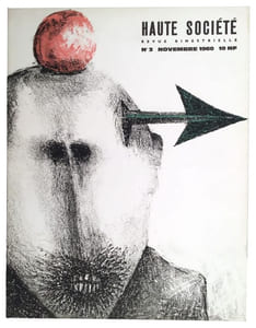 HAUTE SOCIETERevue satirique internationaleN°1, juin 1960 au n°3, novembre 1960, collection complète.
