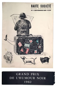 HAUTE SOCIETERevue satirique internationaleN°1, juin 1960 au n°3, novembre 1960, collection complète.