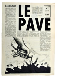 LE PAVE Tract n°1 Mai 1968