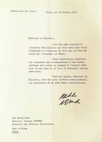 Elégie à Pablo Neruda