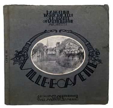 Ville e casette raccolte di 80 progetti I° volume (signé). ANGELINI LUIGI (1884-1969)- ANTONICELLI TEMI - LEONARDI CARLO (1892-)- MARTINENGHI GIUSEPPE ...