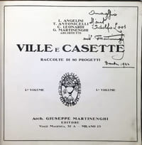 Ville e casette raccolte di 80 progetti I° volume (signé)
