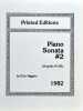 Piano Sonata #2 / Graphis #192. HIGGINS DICK (1938-1998)