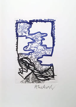 L’or noir. ALECHINSKY PIERRE (né en 1927) YVES PEYRE
