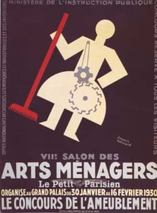 Arts Ménagers 1930 Affiche