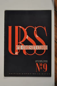 URSS en Construction n°9, 1930