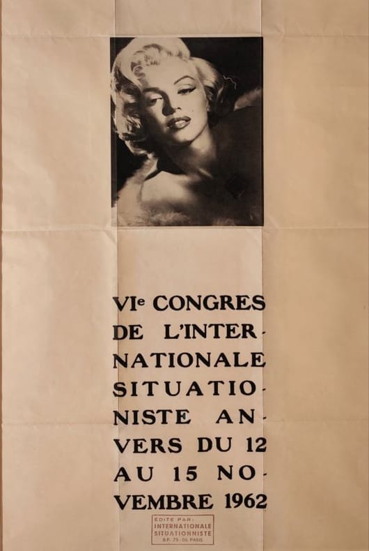 VIème Congrès de L'Internationale Situationniste à Anvers du 12 au 15 novembre 1962. Internationale Situationniste