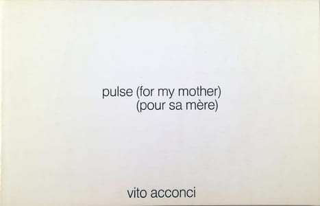 pulse (for my mother) (pour sa mére)