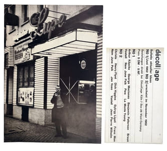 DE-COLL/AGE 1-7Collection complète "Bulletin actueller Ideen", puis "Bulletin der fluxus und happening avant-garde"