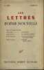 Les Lettres 8&egrave;me s&eacute;rie num&eacute;ro 30Po&eacute;sie nouvelle . GARNIER PIERRE (1928-2014)