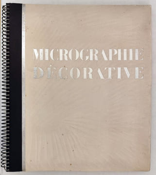 Micrographie Décorative. ALBIN GUILLOT LAURE 1879 1962