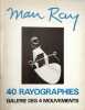 40 rayographies. MAN RAY (Emmanuel Rudnitsky 1890-1976)