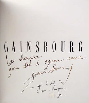 GAINSBOURG (signé). SERGE GAINSBOURG (1928-1991) ALAIN COELHO (né en 1953) FRANCK LHOMEAU (né en 1955)