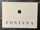Ensemble de deux invitations et une carte de la galerie Iolas. FONTANA LUCIO (1899-1966)