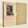 Romans. Gide Andr&eacute;