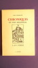 CHRONIQUES DU PAYS PROVENCAL
L'AN PEBRE. ANDRE DEGIOANNI