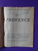 PROVENCE / LA FRANCE TOURISTIQUE, THERMALE, CLIMATIQUE / FASCICULE XIX . INCONNU