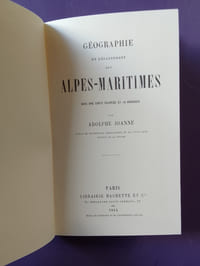 GEOGRAPHIE DU DEPARTEMENT DES ALPES MARITIMES