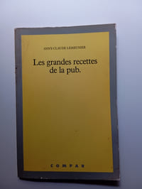 LES GRANDES RECETTES DE LA PUB