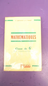 MATHEMATIQUES CLASSE DE 6e DES LYCEES - COLLEGES
"SPECIMEN"
