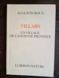 VILLARS UN VILLAGE DE L'ANCIENNE PROVENCE