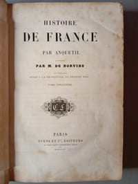 HISTOIRE DE FRANCE
Complétée jusqu'à la révolution de FEVRIER 1848
TOME 5