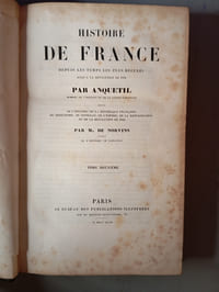 HISTOIRE DE FRANCE DEPUIS LES TEMPS LES PLUS RECULES JUSQU'A LA REVOLUTION DE 1789