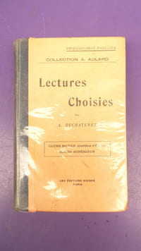 LECTURES CHOISIES