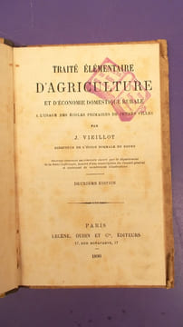 TRAITE ELEMENTAIRE D'AGRICULTURE ET D'ECONOMIE DOMESTIQUE RURALE . J.VIEILLOT