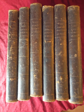 HISTOIRE MARITIME DE FRANCE
CONTENANT L'HISTOIRE DES PROVINCES ET VILLES MARITIMES DES COMBATS DE MER
En 6 Volumes. LEON GUERIN