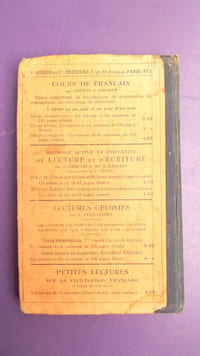 LECTURES CHOISIES
COURS ELEMENTAIRE ET PREMIERE ANNEE DU COURS MOYEN
ENSEIGNEMENT PRIMAIRE COLLECTION A. AULARD