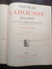 NOUVEAU LAROUSSE ILLUSTRE
DICTIONNAIRE UNIVERSEL ENCYCLOPEDIQUE
TOME TROISIEME. Direction CLAUDE AUGE