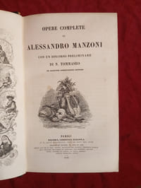 OPERE COMPLETE DI ALESSANDRO MANZONI
CON UN DISCORSO PRELIMINARE DI N. TOMMASEO