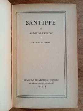 SANTIPPE. ALFREDO PANZINI