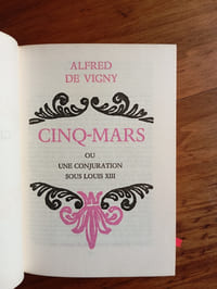 CINQ-MARS OU UNE CONJURATION SOUS LOUIS XIII
COLLECTION : LES GRANDS ROMANS HISTORIQUES V.15