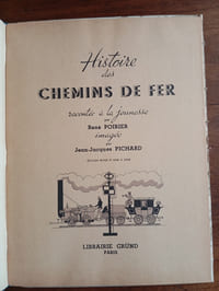 HISTOIRE DES CHEMINS DE FER RACONTEE A LA JEUNESSE