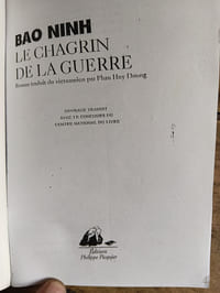 LE CHAGRIN DE LA GUERRE