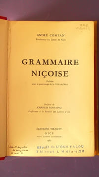 GRAMMAIRE NICOISE