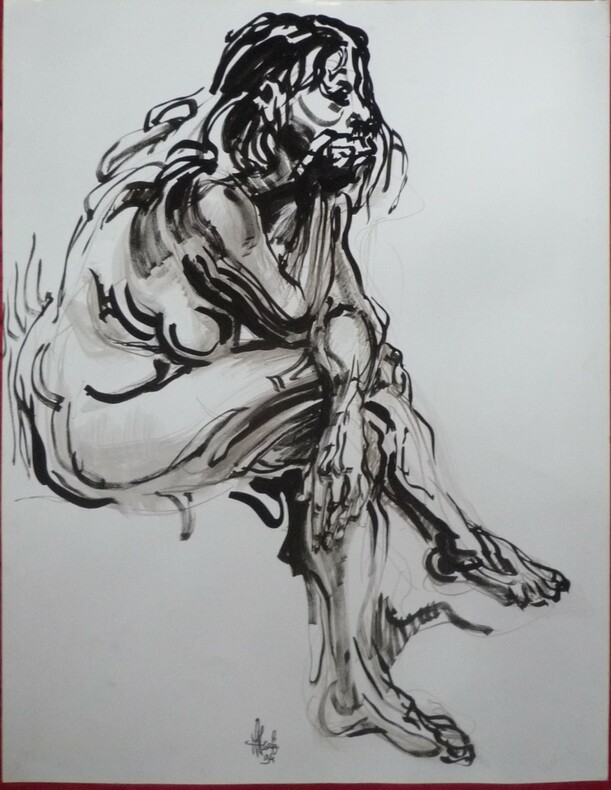 NU féminin. Miguel ALCALA