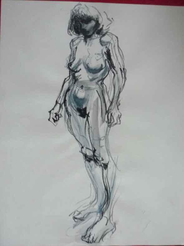 NU féminin. Miguel ALCALA