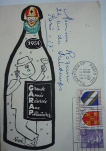 CARTES DE VŒUX 1954