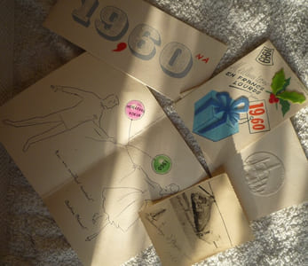 CARTES DE VŒUX 1960