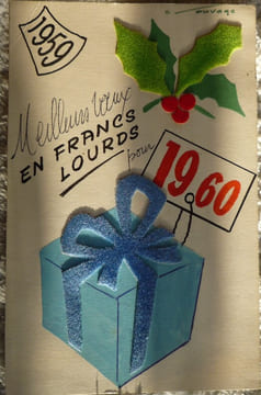 CARTES DE VŒUX 1960. collectif