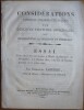 consid&eacute;rations chimico-pharmaceutiques sur quelques teintures officinales ou pr&eacute;parations alcooliques et &eacute;th&eacute;r&eacute;es. Emmanuel LABEILHE