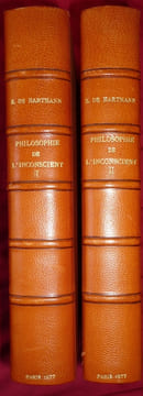 PHILOSOPHIE DE L'INCONSCIENT. EDOUARD DE HARTMANN
NOLEN (traducteur)